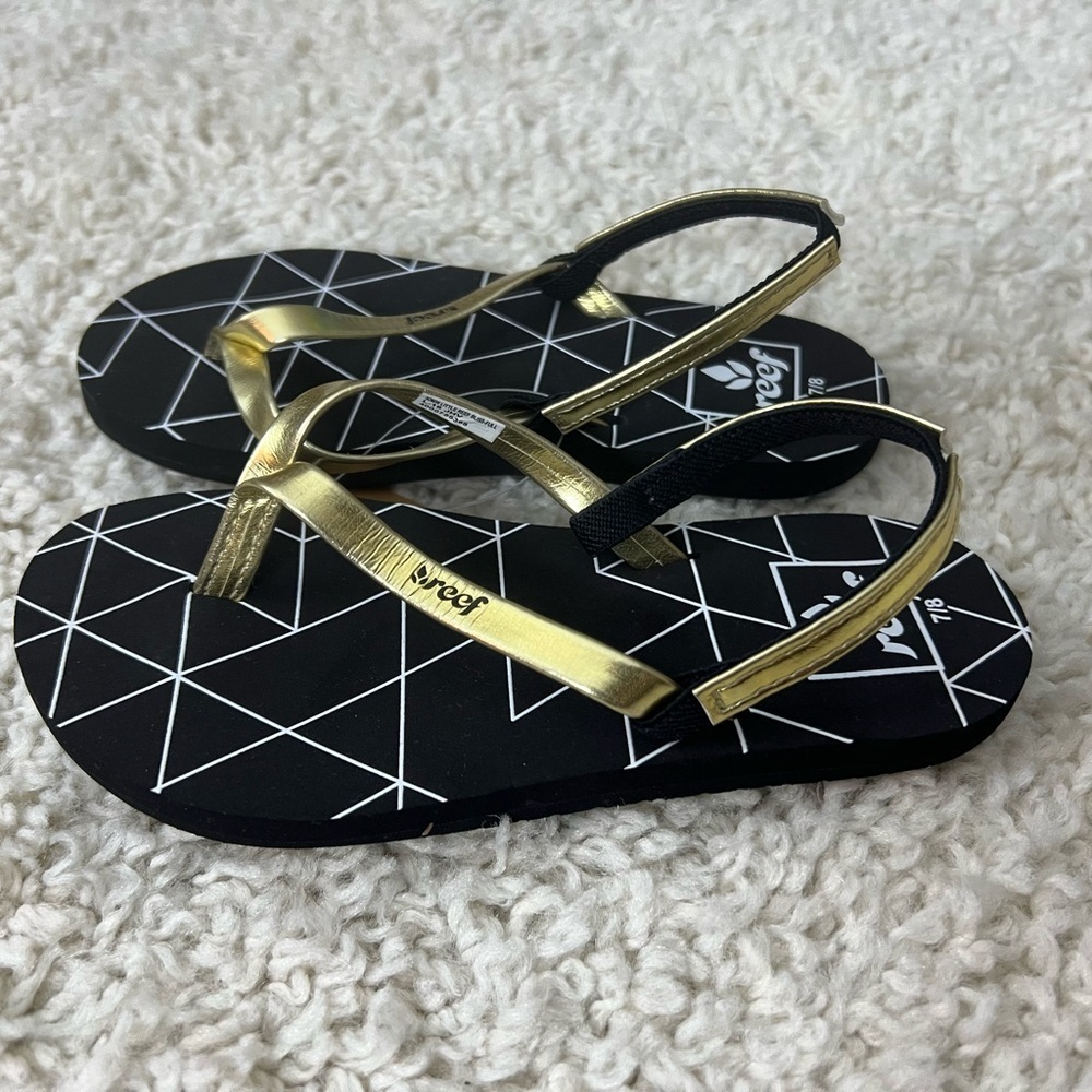 Kids 7/8 Little Reef Bliss-Full Flip Flops NWT